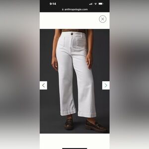 The Colette Cropped Wide-Leg Jeans by Maeve